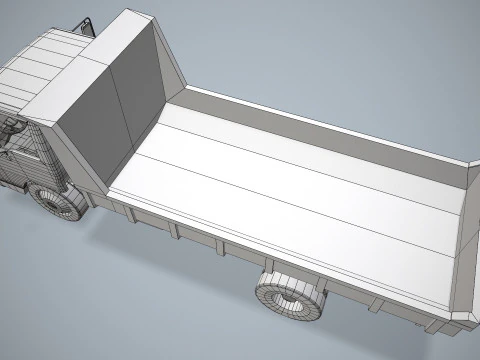 Dump Truck --333-- 3D Model