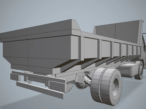 Dump Truck --333-- 3D Model