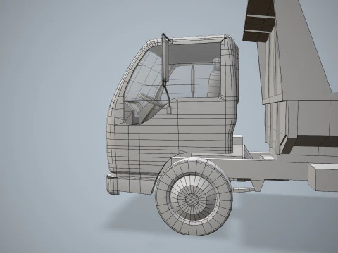 Dump Truck --333-- 3D Model