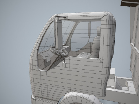 Самосвал --333-- 3D Модель