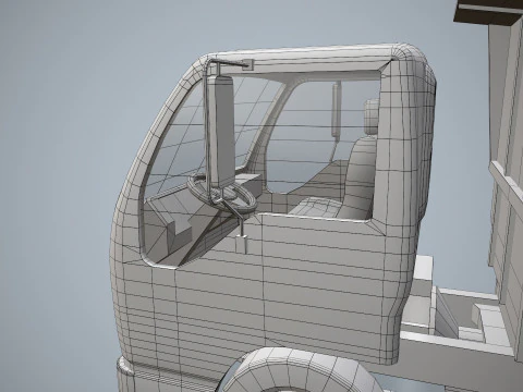 Dump Truck --333-- 3D Model