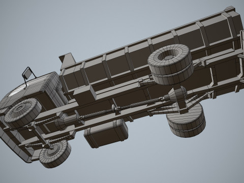 Самосвал --333-- 3D Модель