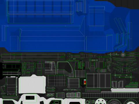 Самосвал --333-- 3D Модель