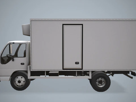 Fridge Truck --334-- 3D Model
