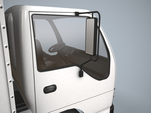 Грузовик-холодильник --334-- 3D Модель