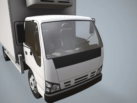 Fridge Truck --334-- 3D Model