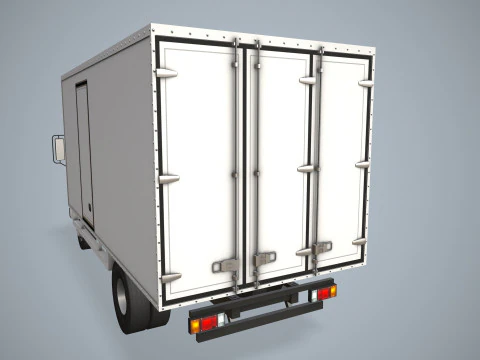 Fridge Truck --334-- 3D Model