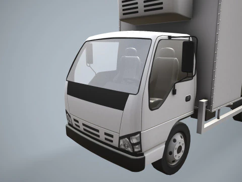 Fridge Truck --334-- 3D Model