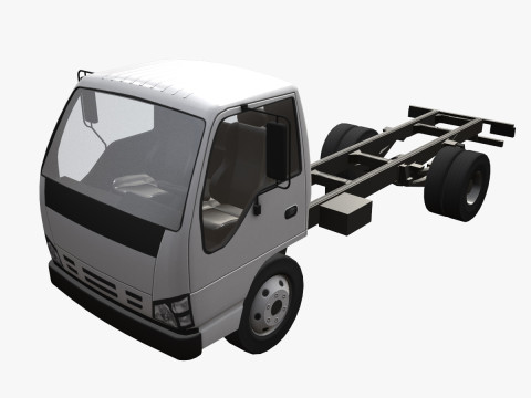 トラックシャーシ --335-- 3Dモデル