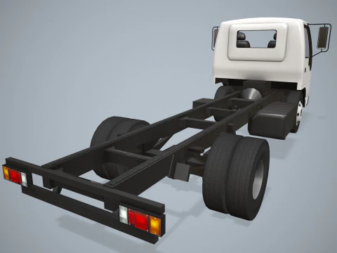 Vrachtwagenchassis --335-- 3D Model
