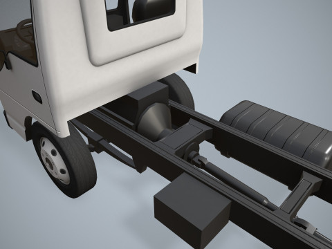 Шасі вантажівки --335-- 3D Модель