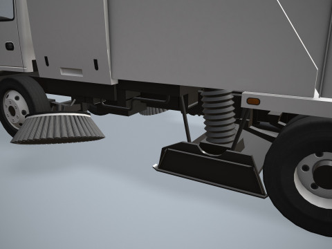 街路清掃車 --336-- 3Dモデル