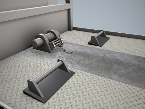 レッカー車 --337-- 3Dモデル