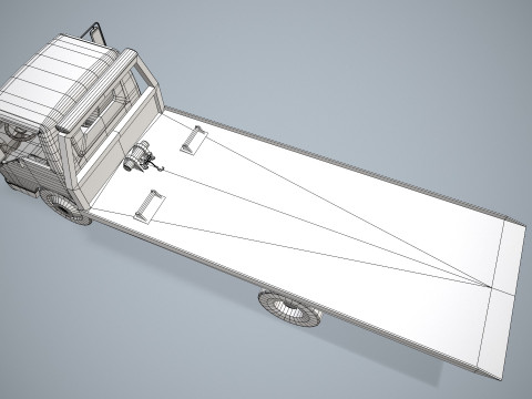 レッカー車 --337-- 3Dモデル