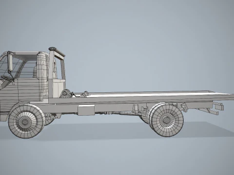 Tow Truck --337-- 3D Model