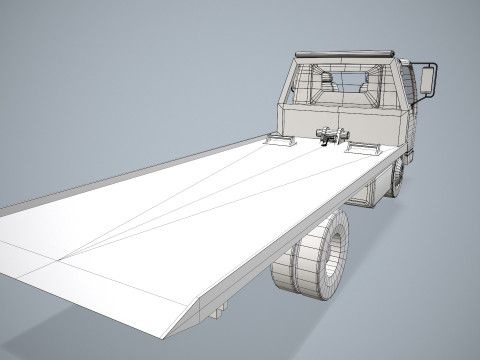 レッカー車 --337-- 3Dモデル