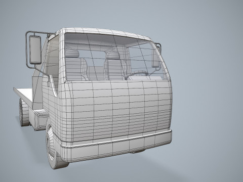 レッカー車 --337-- 3Dモデル