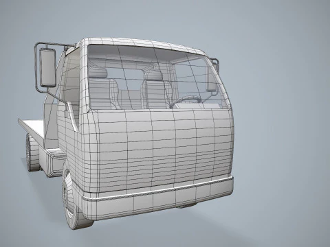 Tow Truck --337-- 3D Model