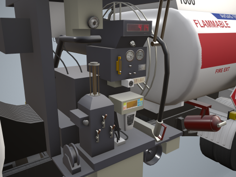 Avgas Fueler Truck --339-- 3D Model