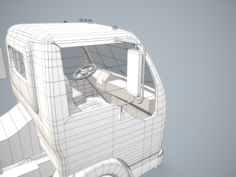Avgas Fueler Truck --339-- 3D Model