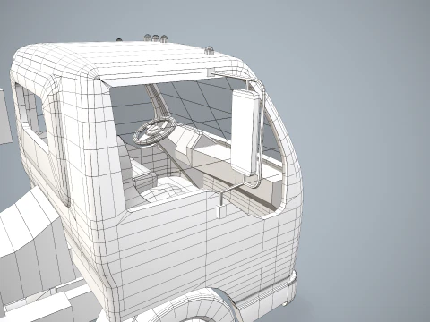 Avgas Fueler Truck --339-- 3D Model