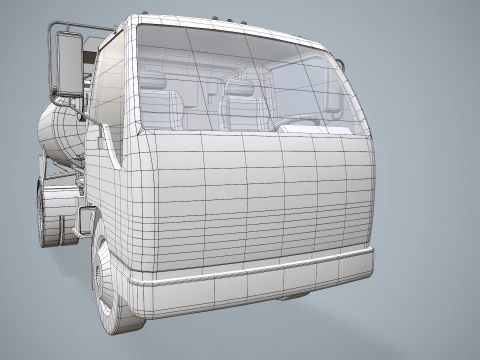 Avgas Fueler Truck --339-- 3D Model