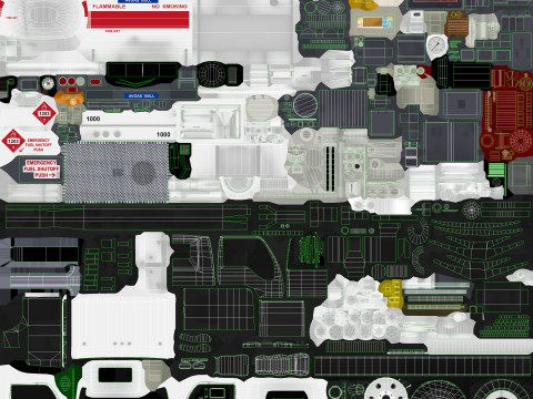 Avgas Fueler Truck --339-- 3D Model