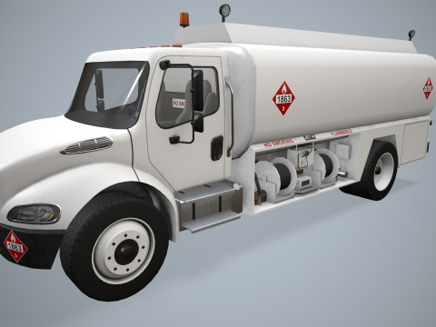 Fuel Truck --340-- 3D Model