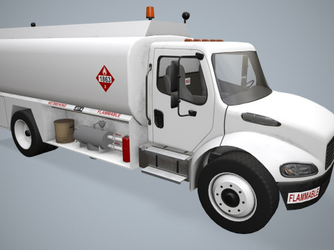 Fuel Truck --340-- 3D Model