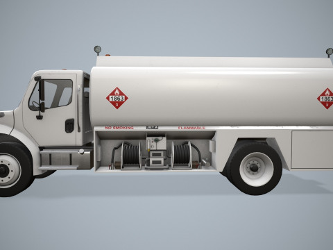 Fuel Truck --340-- 3D Model