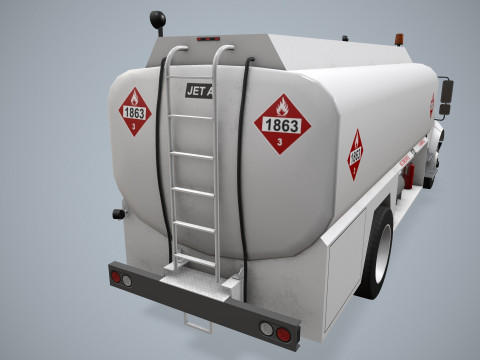 Fuel Truck --340-- 3D Model