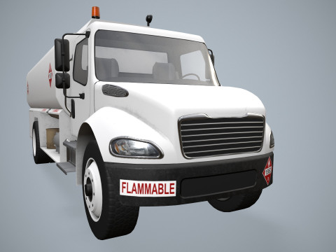 Fuel Truck --340-- 3D Model