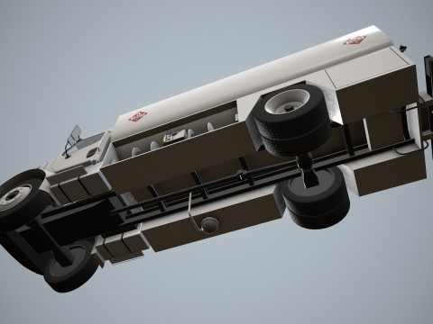 Fuel Truck --340-- 3D Model