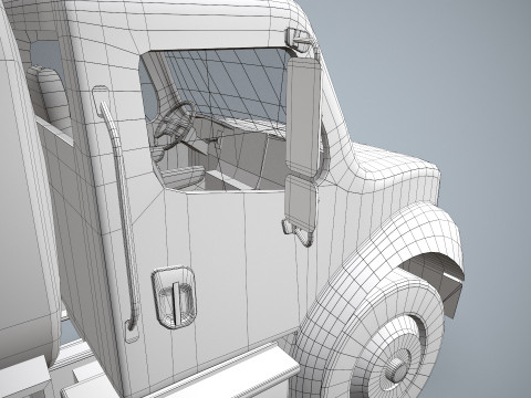 Fuel Truck --340-- 3D Model