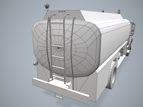 Fuel Truck --340-- 3D Model
