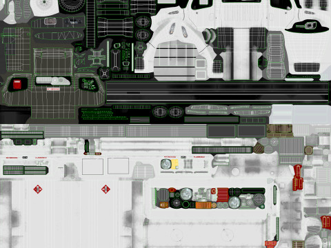 Fuel Truck --340-- 3D Model