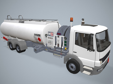 Fuel Truck --341-- 3D Model