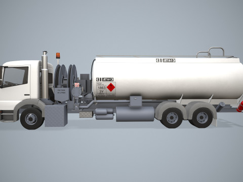 Fuel Truck --341-- 3D Model