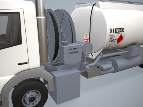 Fuel Truck --341-- 3D Model