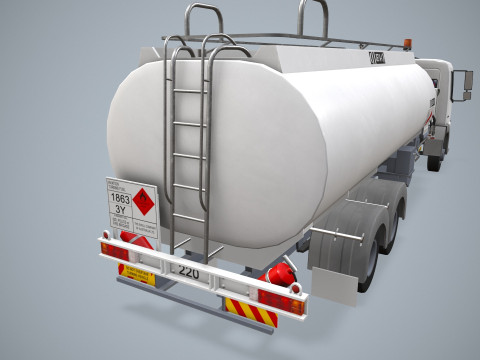 Fuel Truck --341-- 3D Model