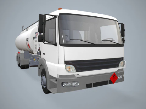 Truk Bahan Bakar --341-- Model 3D