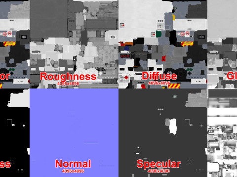 Fuel Truck --341-- 3D Model