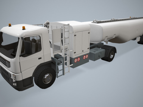 Fuel Truck --342-- 3D Model