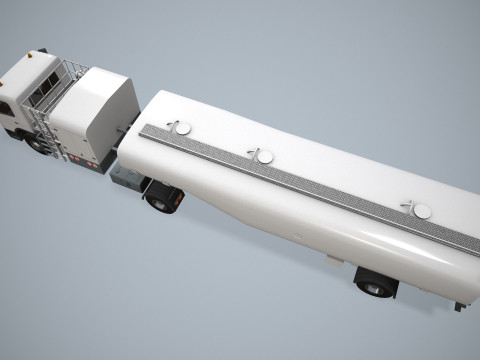 Fuel Truck --342-- 3D Model