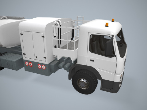 Fuel Truck --342-- 3D Model