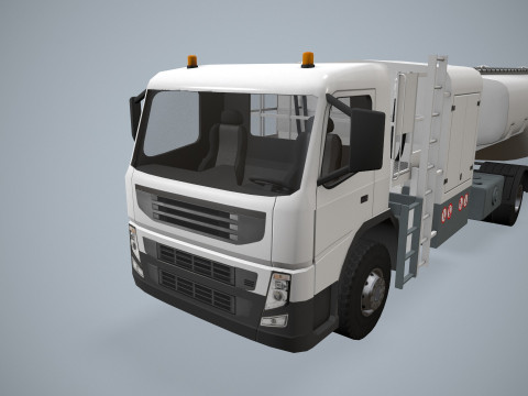 Fuel Truck --342-- 3D Model