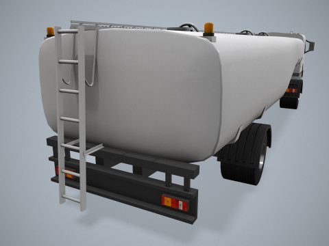 Fuel Truck --342-- 3D Model