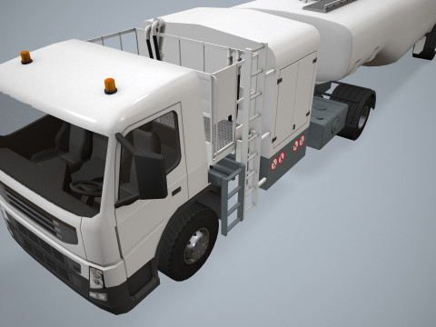 Fuel Truck --342-- 3D Model