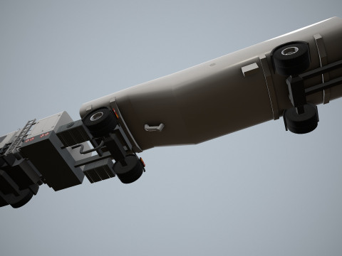 Fuel Truck --342-- 3D Model