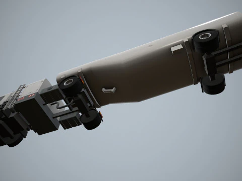 Fuel Truck --342-- 3D Model